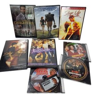 DVD Movie Lot of 8 The Blind Side Space Jam Footloose Narnia Sealed & Loose